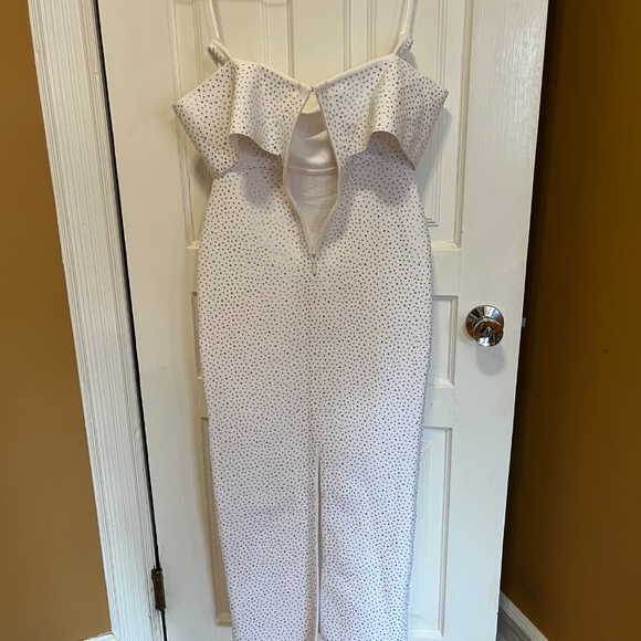 Akira rhinestone embellished off the shoulder midi dress - Picture 2 of 6